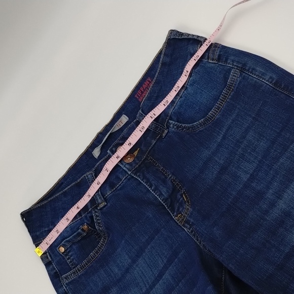 it jeans denim crop size 10 Tiffany skinny medium wash two button it jeans - Picture 5 of 10